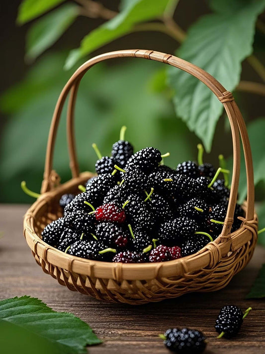 🌱The High-Yield Black Mulberry Garden Kit – 🎁With Professional Planting Pot🌳 -Bestseller