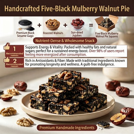 Five-Black Mulberry Walnut Pie-Bestseller