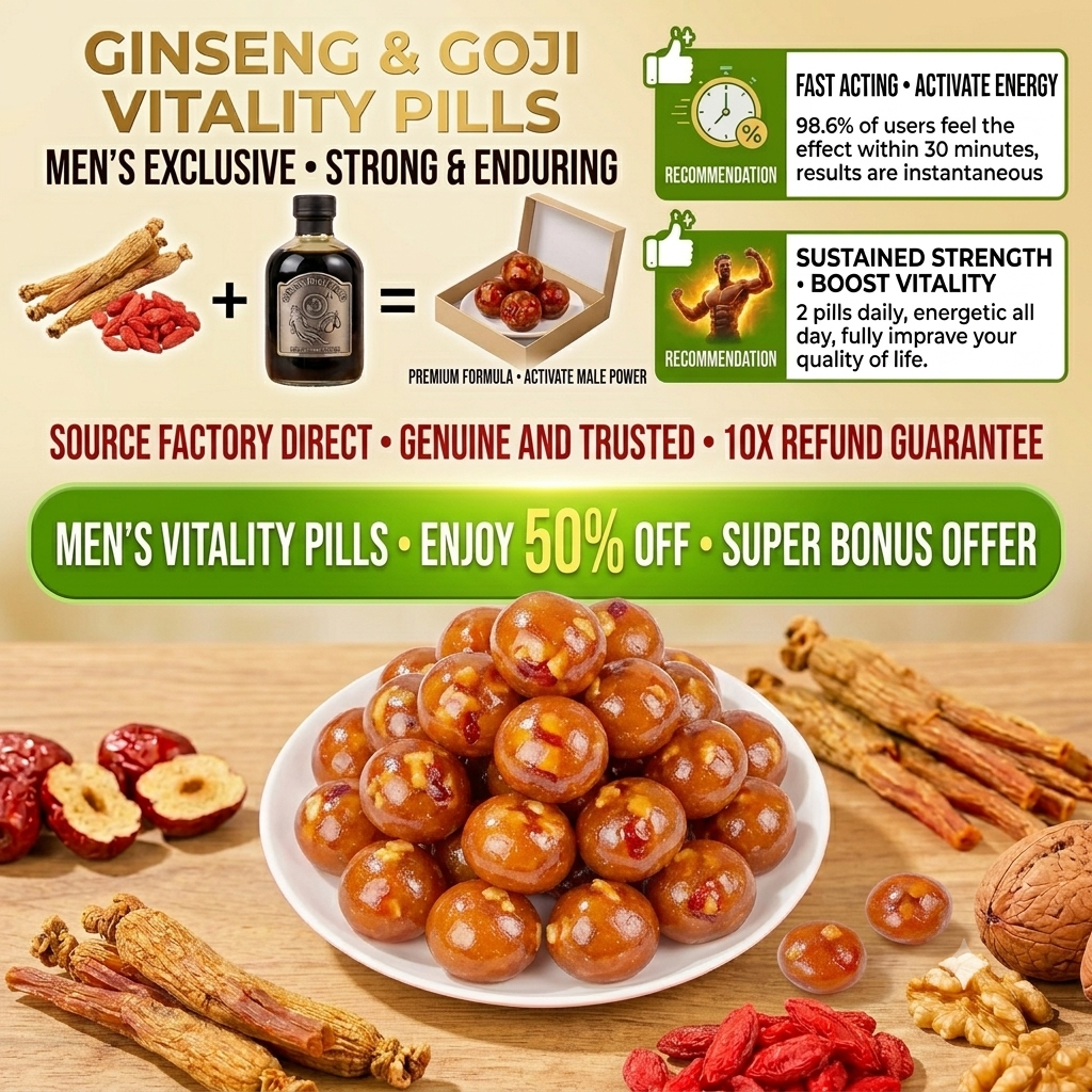 Ginseng & Goji Vitality Pills-Bestseller