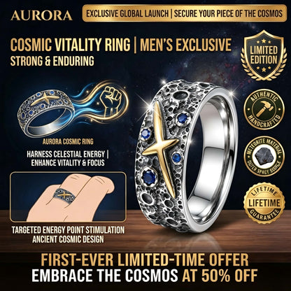 Cosmic Vitality Ring | Men's Exclusive-Bestseller