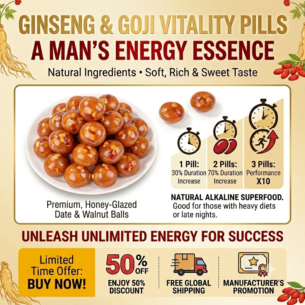 Ginseng & Goji Vitality Pills-Bestseller