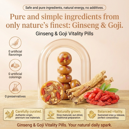 Ginseng & Goji Vitality Pills-Bestseller