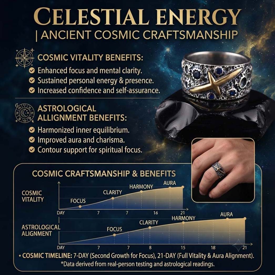 Cosmic Vitality Ring | Men's Exclusive-Bestseller