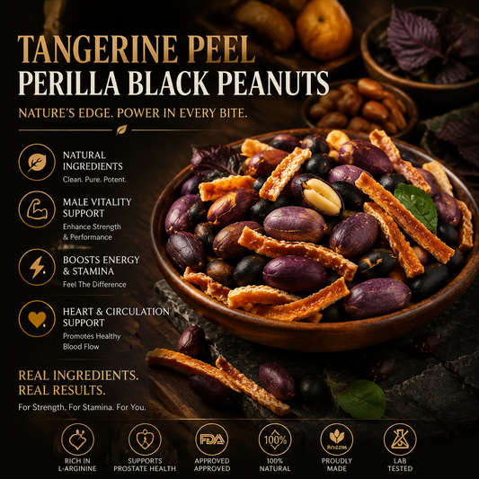 ✨Tangerine Peel and Perilla Black Peanuts -Bestseller
