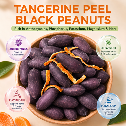 Tangerine Peel and Perilla Black Peanuts -Bestseller