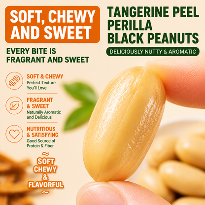 Tangerine Peel and Perilla Black Peanuts -Bestseller