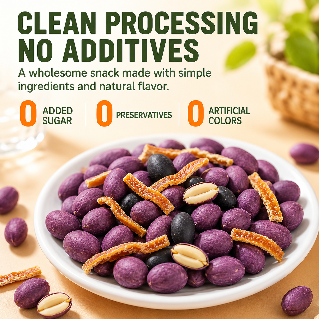 Tangerine Peel and Perilla Black Peanuts -Bestseller