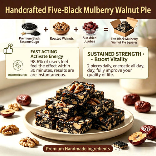 ✨Five-Black Mulberry Walnut Pie-Bestseller